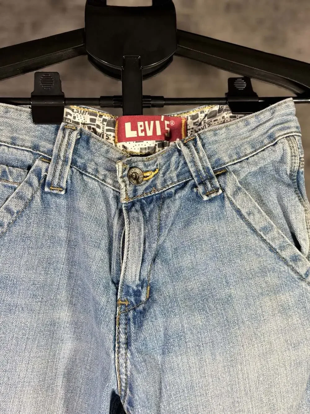 Levi's Boys Vintage Y2K Carpenter Denim Shorts Size 10 Regular